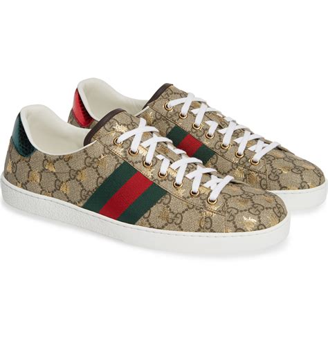 gucci shoes for men ace leather|gucci ace sneakers men discounted.